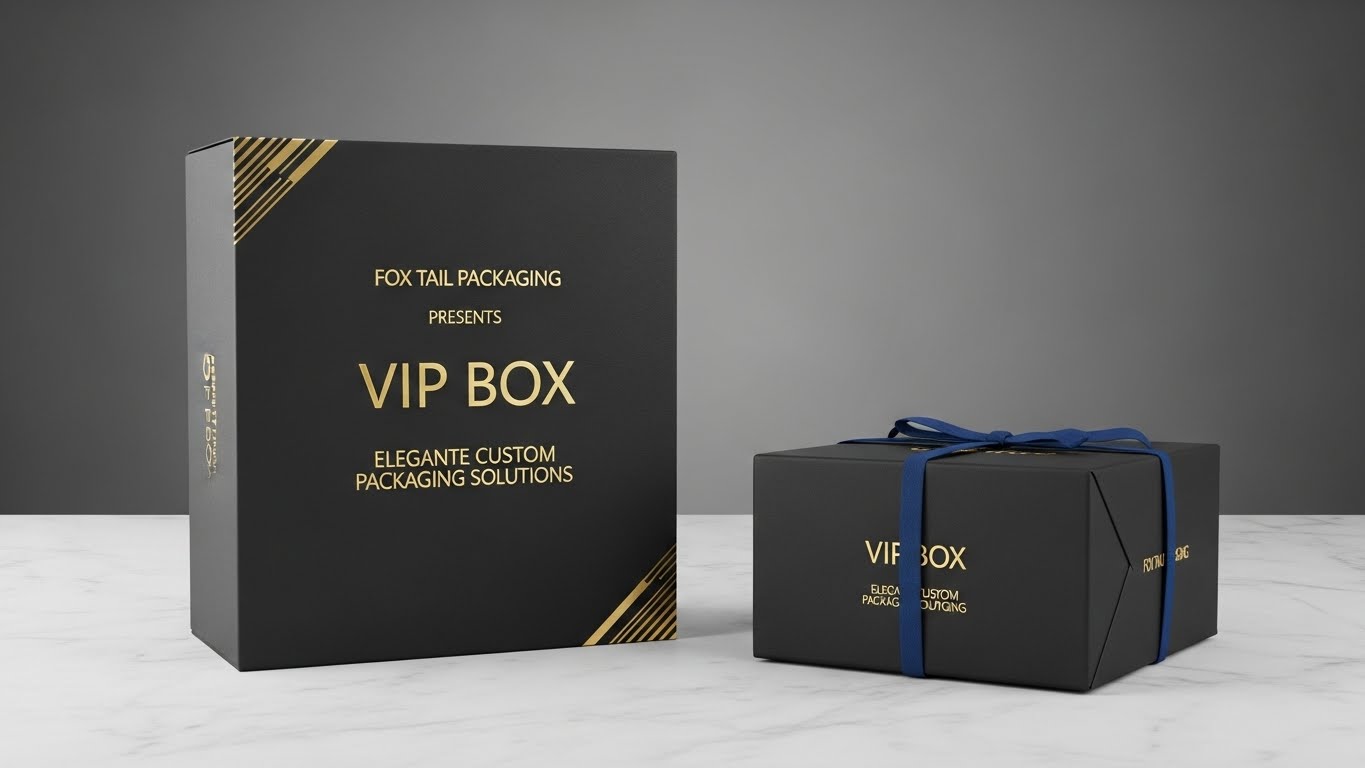 Fox Tail Packaging Presents VIP Box Elegant & Custom Packaging